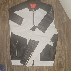 Guess Monochrome Zip-Up Jacket